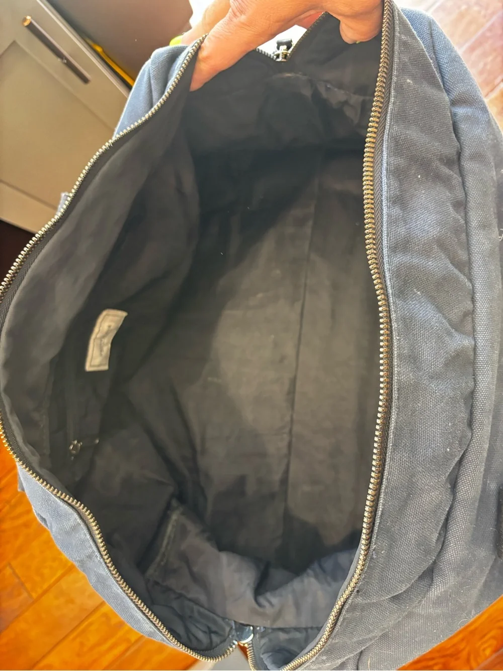 Frank and Oak  Classic Canvas Weekender Bag - Navy